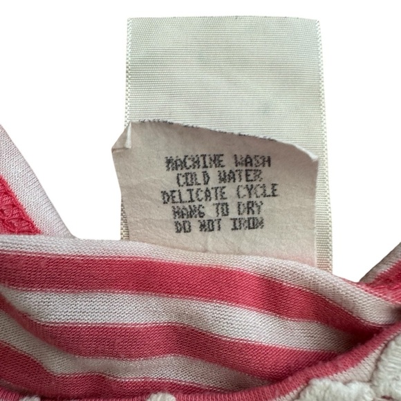 Vintage Pink Vanilla Toddler Girl Dress floral Lace 2T USA - Picture 6 of 6